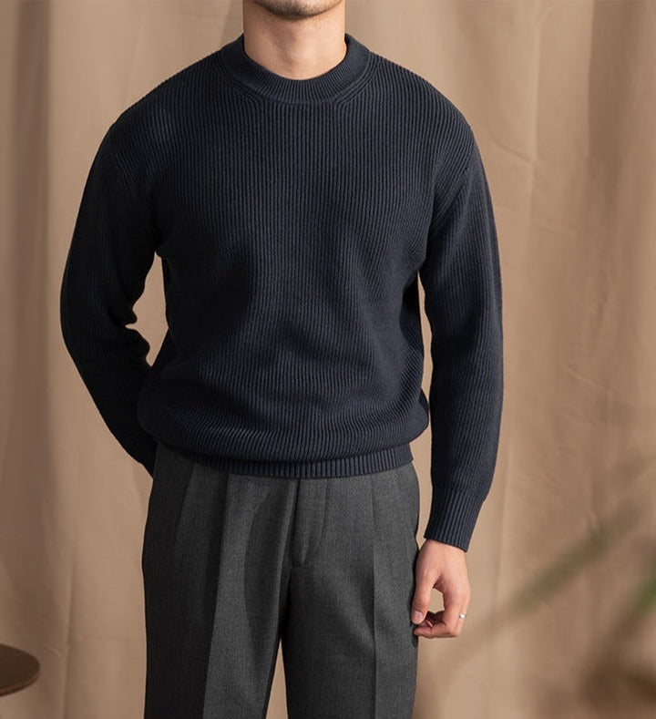 Wool Blend Crewneck Sweater
