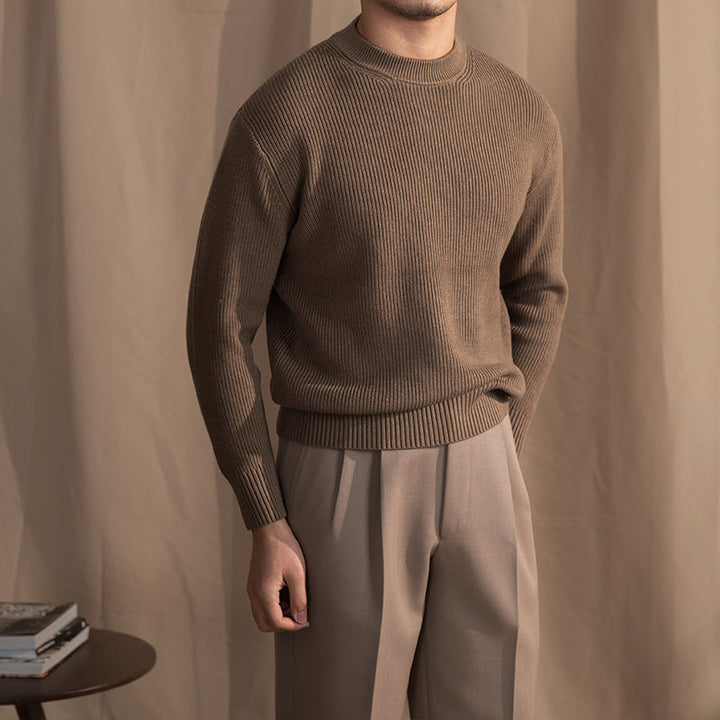 Wool Blend Crewneck Sweater