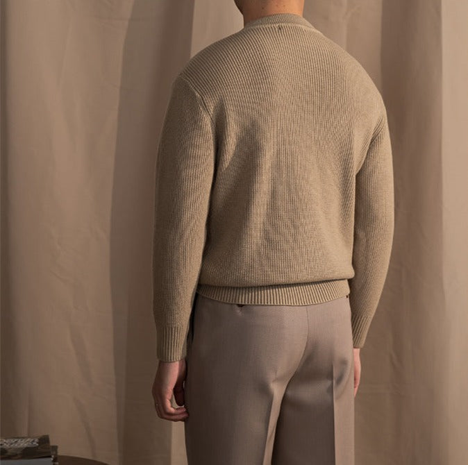 Wool Blend Crewneck Sweater