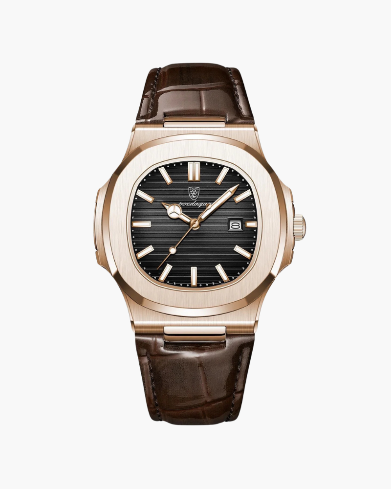Craft Lisbon Stainless Steel Watch | Square Dial | Quartz Movement