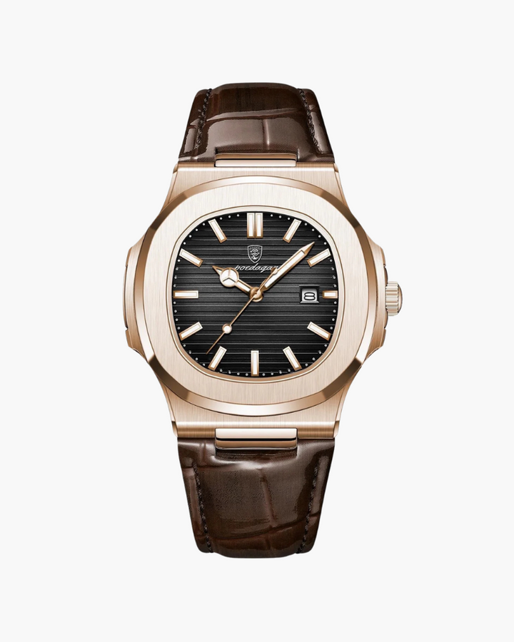 Craft Lisbon Stainless Steel Watch | Square Dial | Quartz Movement
