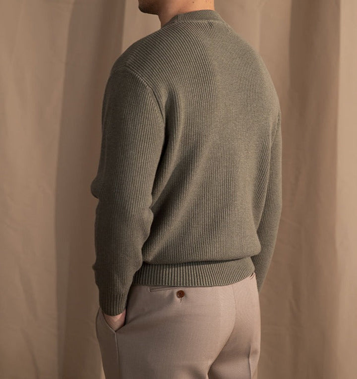 Wool Blend Crewneck Sweater