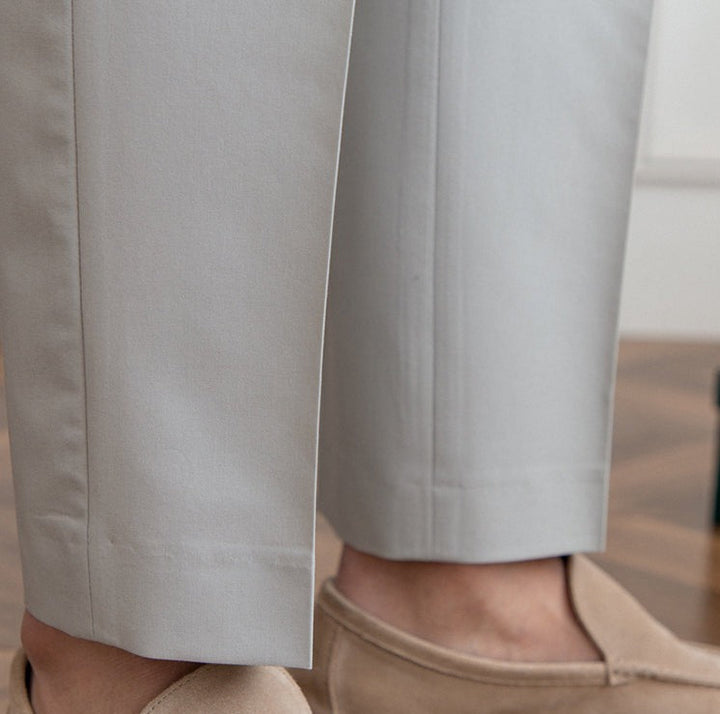 Trousers | High Waist | Pleated | Gurkha Closure