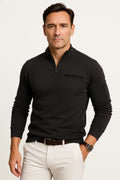 Quarter-Zip Sweater | Slim Fit Thermal Knit
