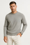 Crew Neck Sweater | Wool Blend | Regular Fit