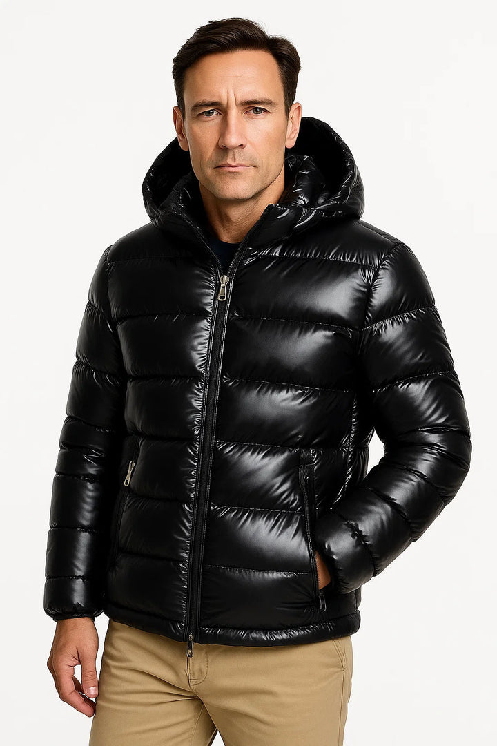 Winter Hooded Puffer Jacket | Lightweight Insulated Shell