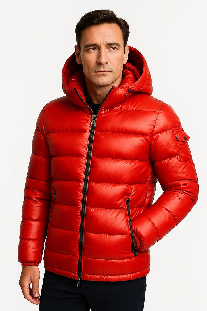 Winter Hooded Puffer Jacket | Lightweight Insulated Shell