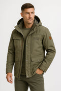 Hooded Parka Jacket | Cotton Lined | Winter Outerwear