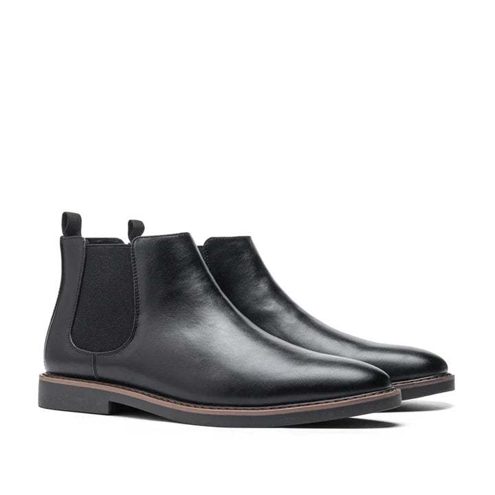 Chelsea Boots | Retro Slip-On | Synthetic Leather