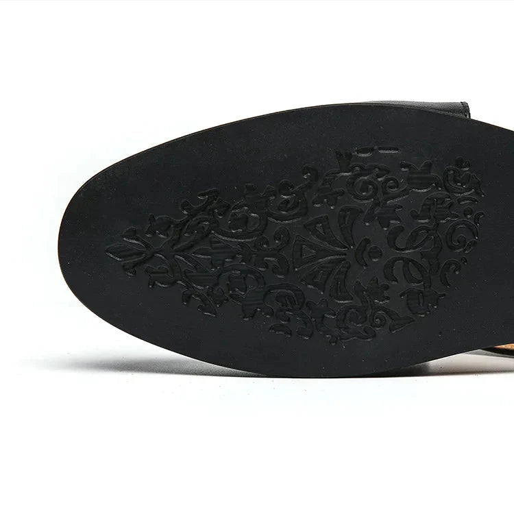 Loafers | Genuine Leather | Cross-Strap Detail | Slip-On