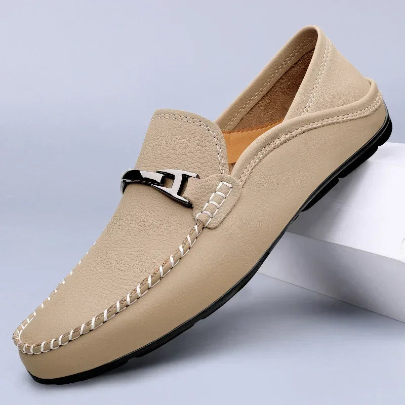 Leather Loafers | Genuine Cowhide | Slip-On Design