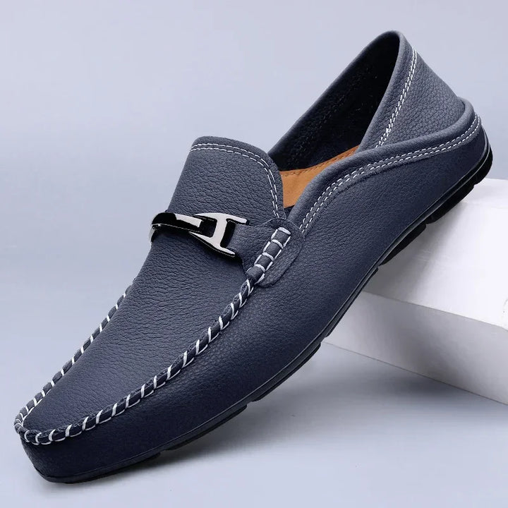 Leather Loafers | Genuine Cowhide | Slip-On Design