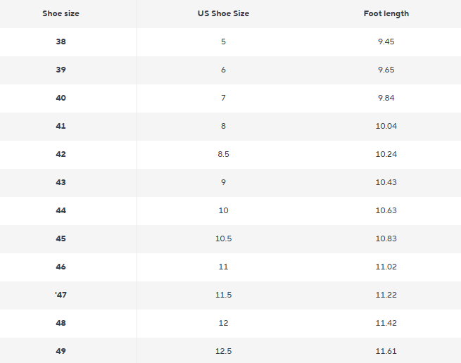 Leather Low-Top Sneakers | Contrast Sole | The Core Collection - Size Chart