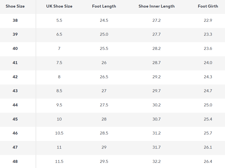 Monk Strap Dress Shoes | Polished Leather Finish - Size Chart