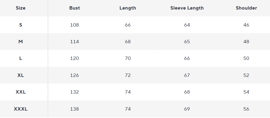 Men's PU Leather Jacket | Detachable Hood | Moto-Inspired Fit - Size Chart