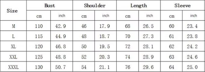 Men's Cable Knit Cardigan | Structured Collar | Textured Jacquard - Size Chart