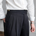 Trousers | High Waist | Pleated | Straight Leg | The Core Collection
