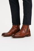 Chelsea Boots | Side Zip Leather Ankle Boot