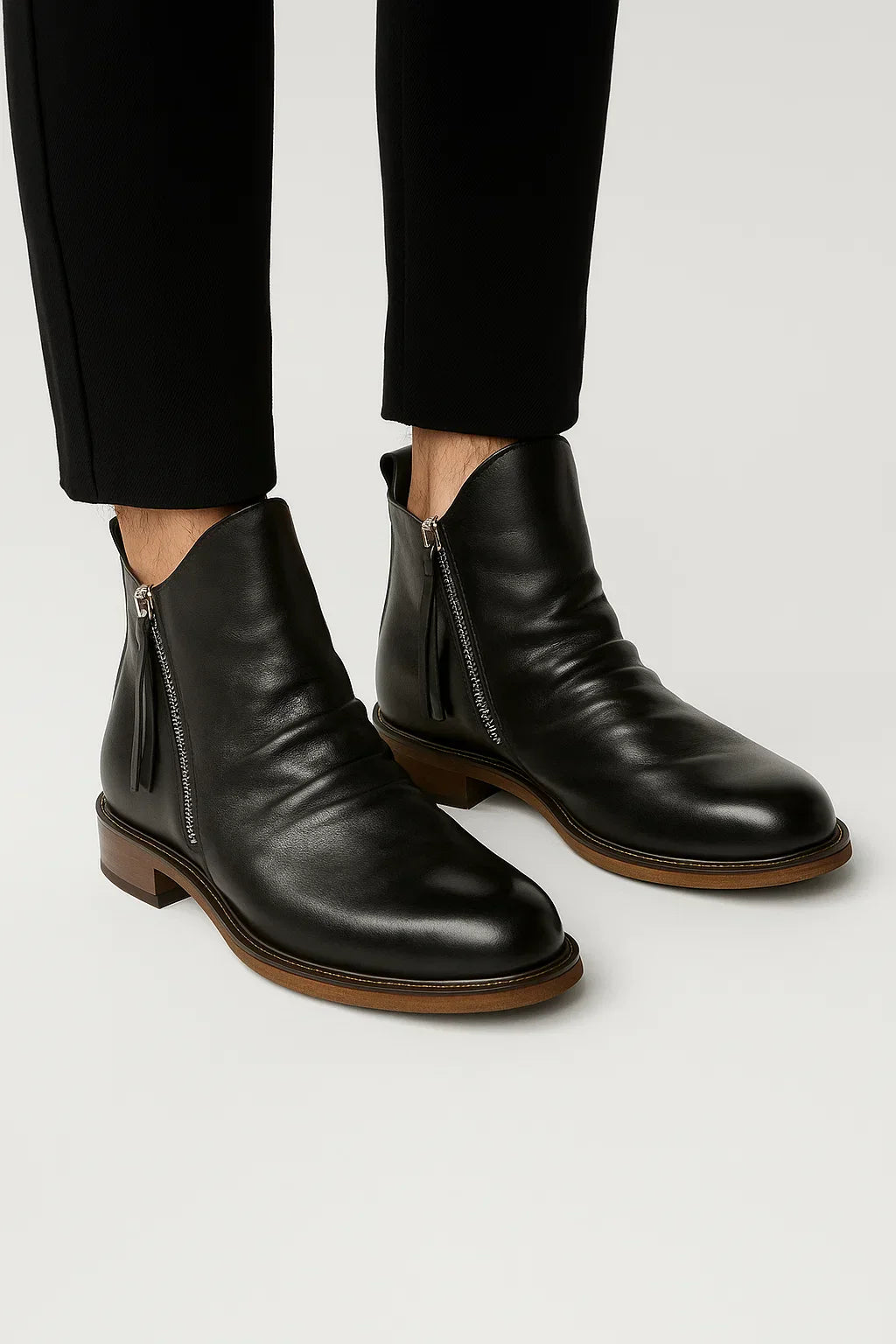 Chelsea Boots | Side Zip Leather Ankle Boot