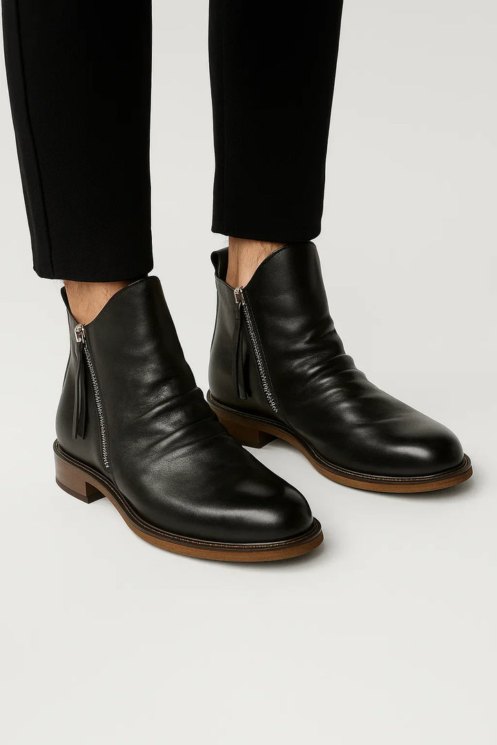 Chelsea Boots | Side Zip Leather Ankle Boot