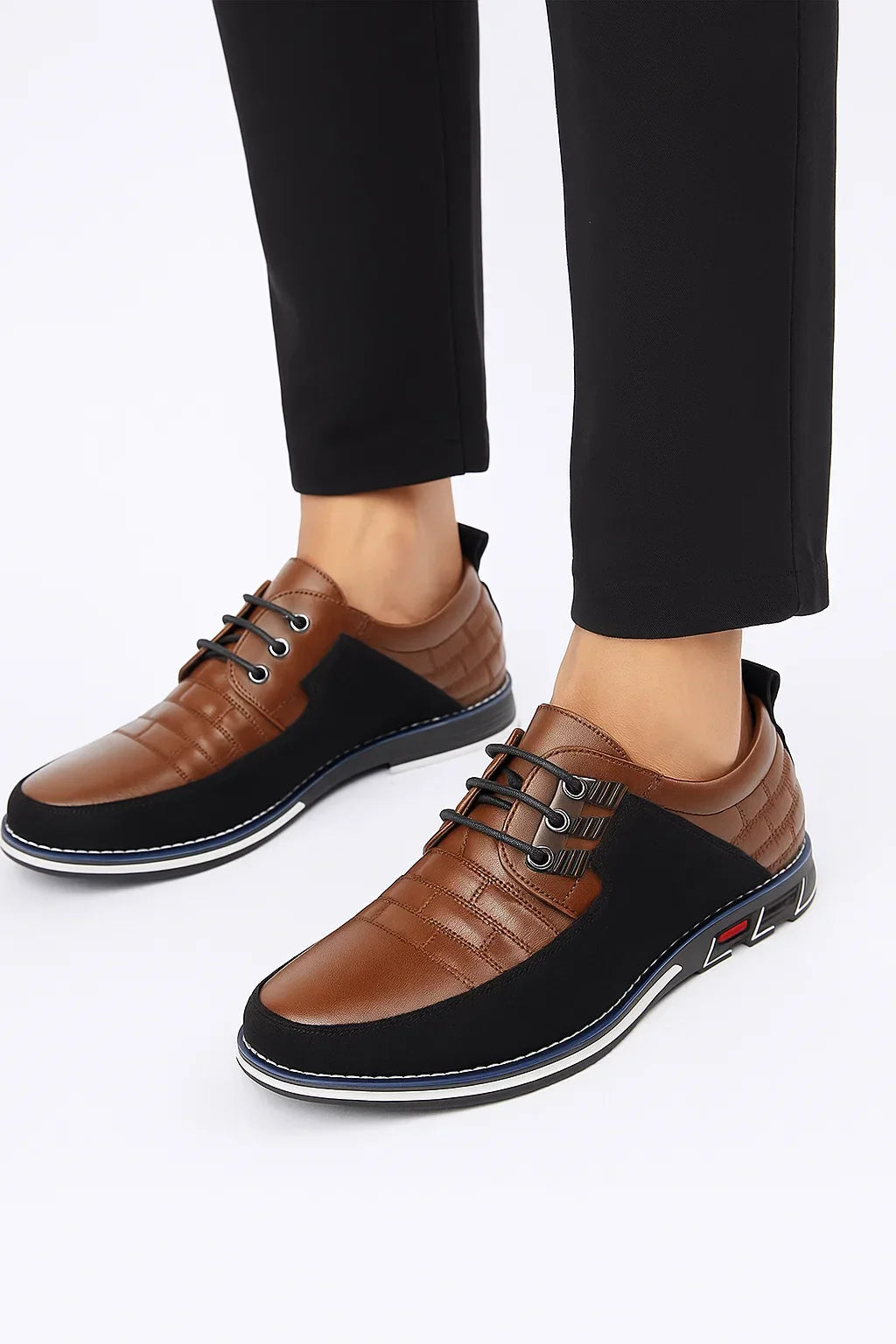 Men's Lace-Up Oxford Shoes | Artificial Leather | The Core Collection