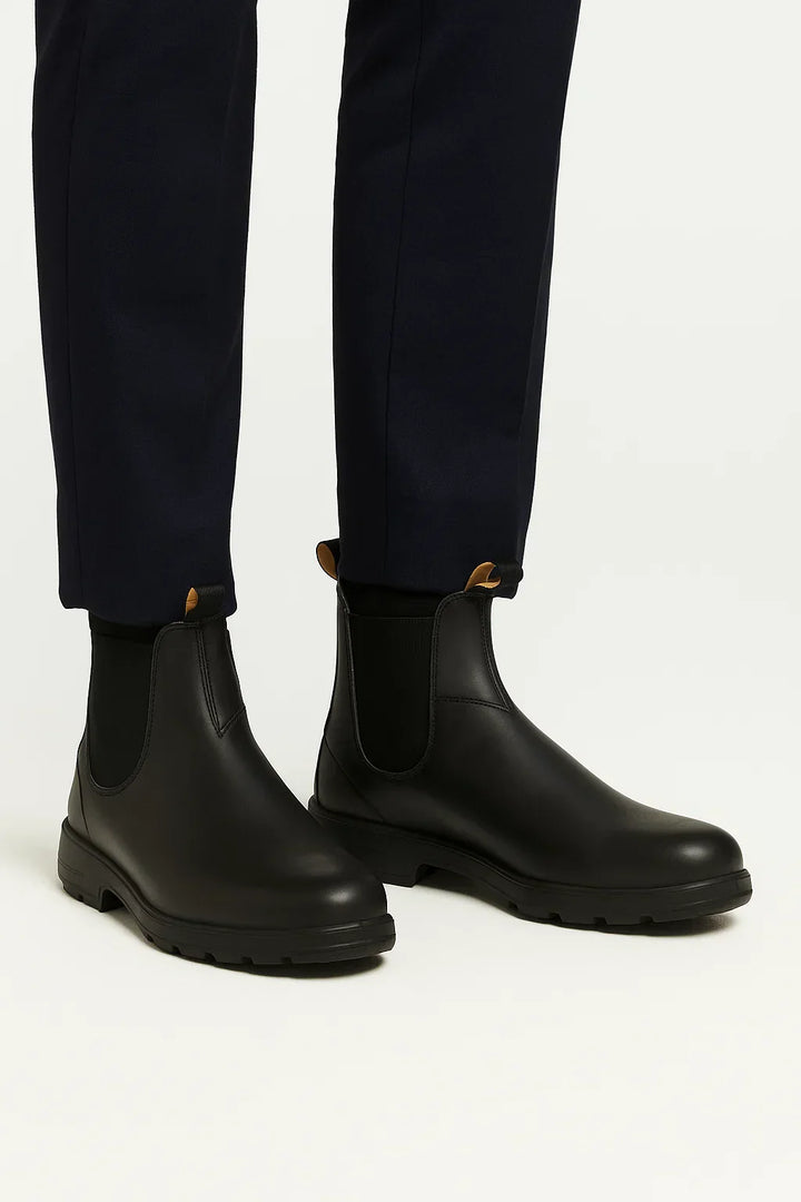 Craft Leather Chelsea Boots | Round Toe | Rubber Sole