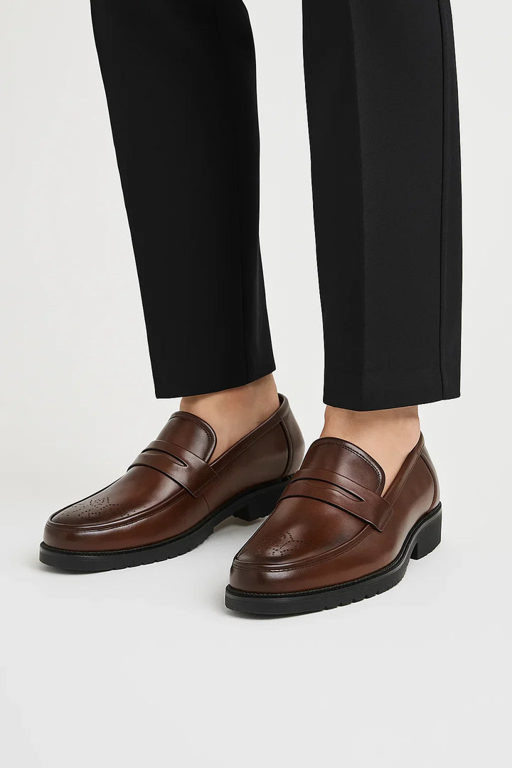 Men's Leather Loafers | Split Leather | The Core Collection