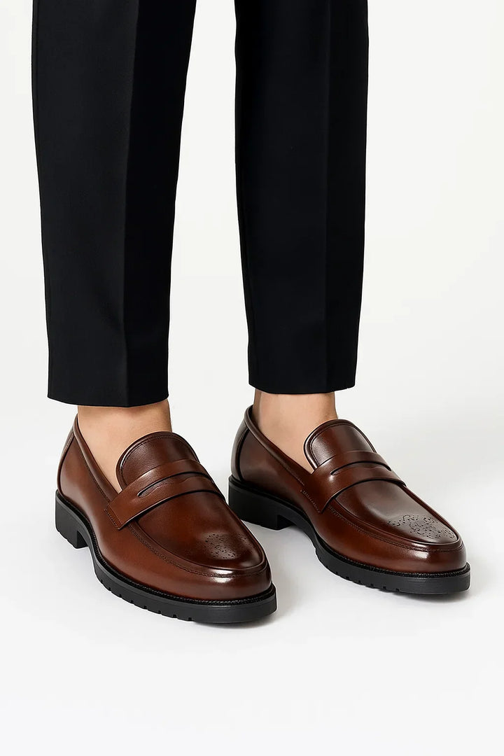 Men's Leather Loafers | Split Leather | The Core Collection