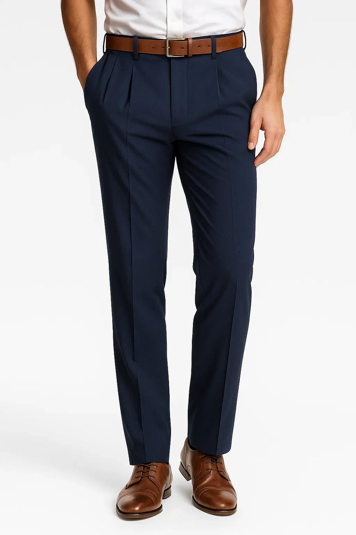 Men's Straight-Leg Trousers | Broadcloth | The Core Collection