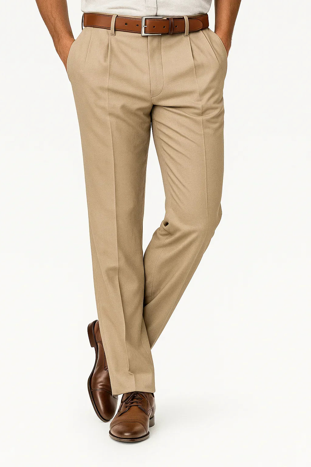 Men's Straight-Leg Trousers | Broadcloth | The Core Collection