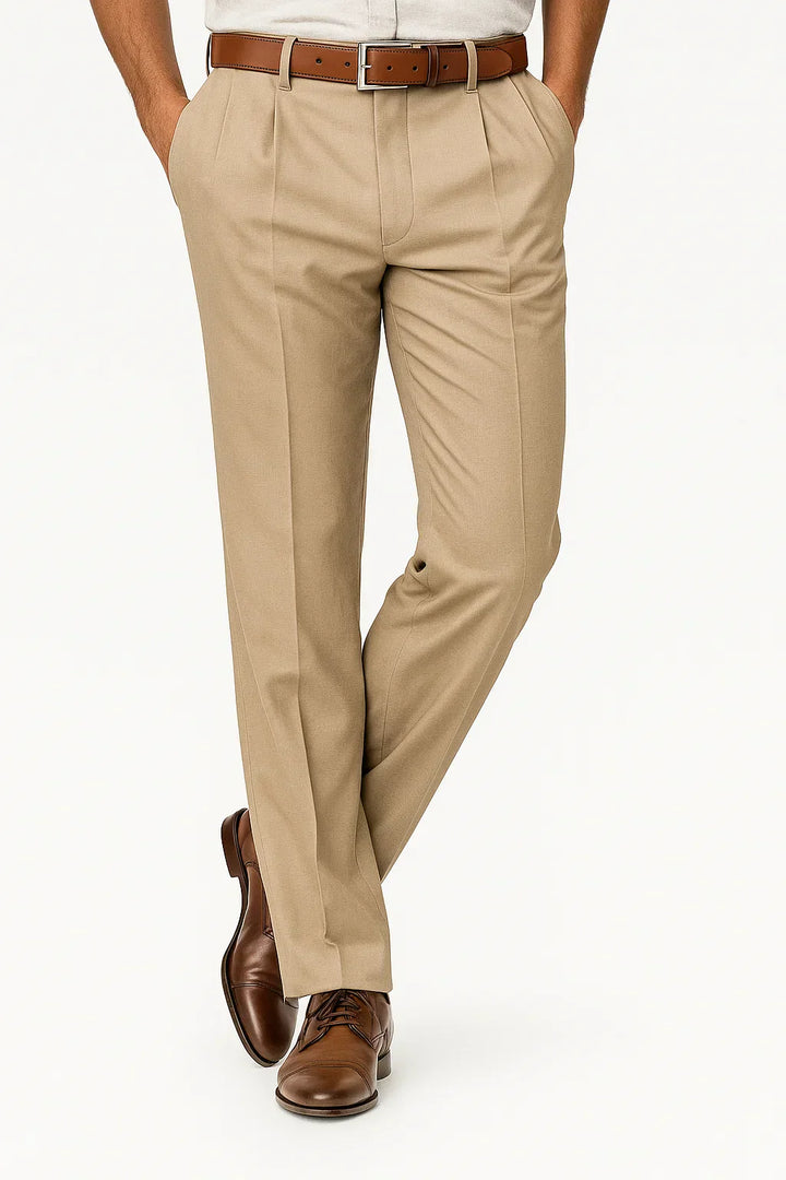 Men's Straight-Leg Trousers | Broadcloth | The Core Collection