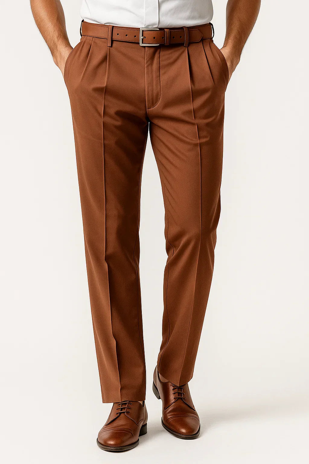 Men's Straight-Leg Trousers | Broadcloth | The Core Collection