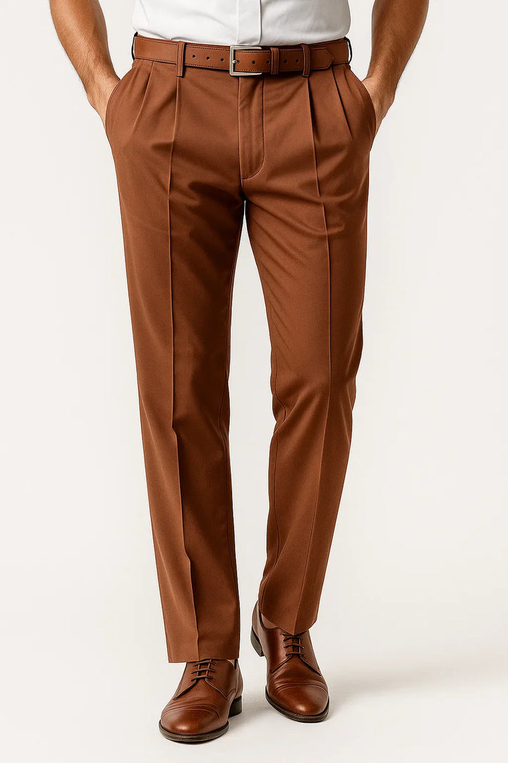 Men's Straight-Leg Trousers | Broadcloth | The Core Collection