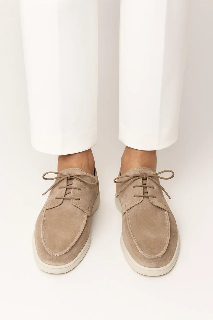Men's Suede Lace-Up Shoes | Microfiber | The Core Collection