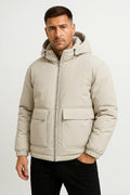 Hooded Puffer Jacket | Quilted Oversized Fit | Winter Insulated