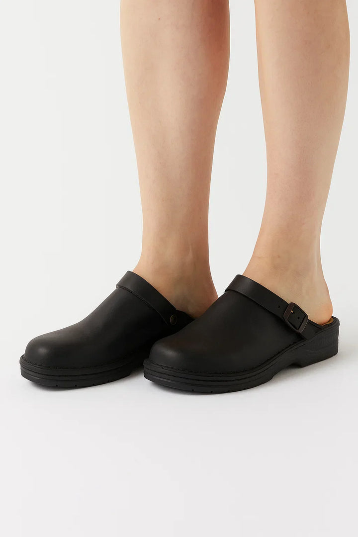 Clog Slippers | PU Leather | Orthopaedic Comfort Slip-On