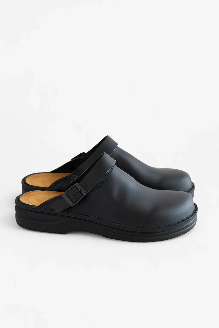 Clog Slippers | PU Leather | Orthopaedic Comfort Slip-On