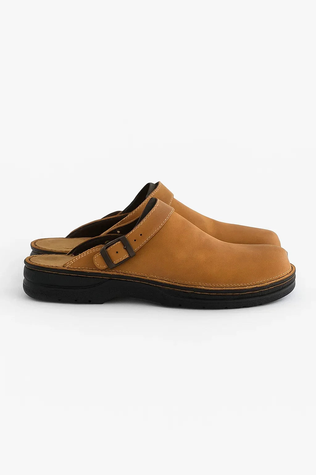 Clog Slippers | PU Leather | Orthopaedic Comfort Slip-On