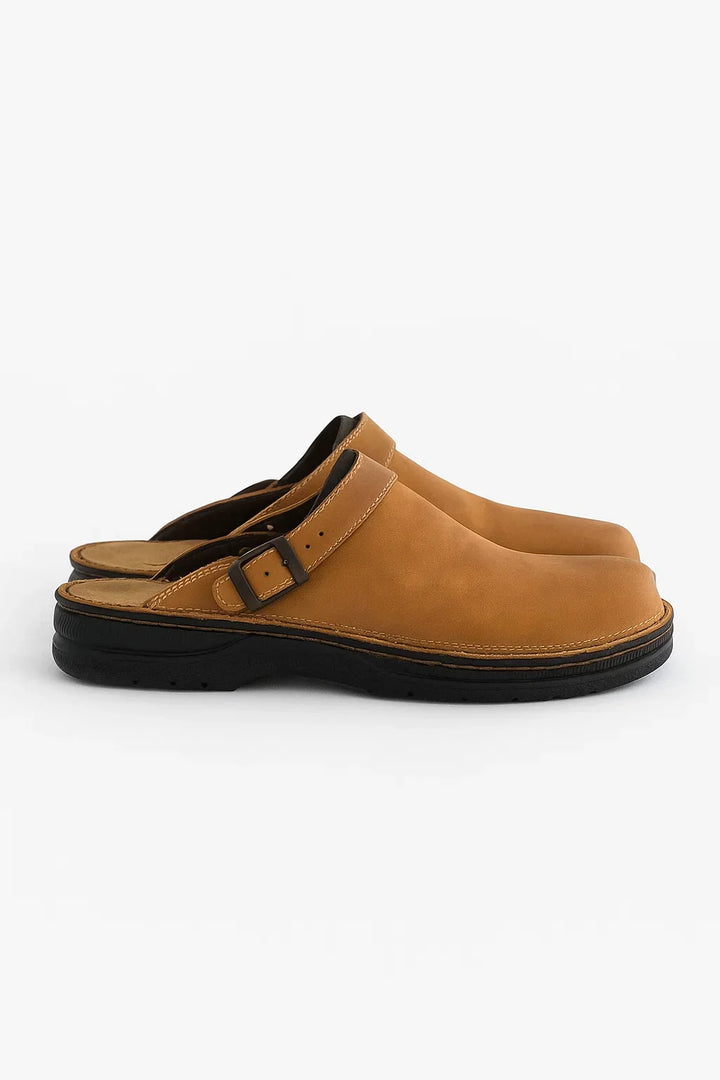 Clog Slippers | PU Leather | Orthopaedic Comfort Slip-On