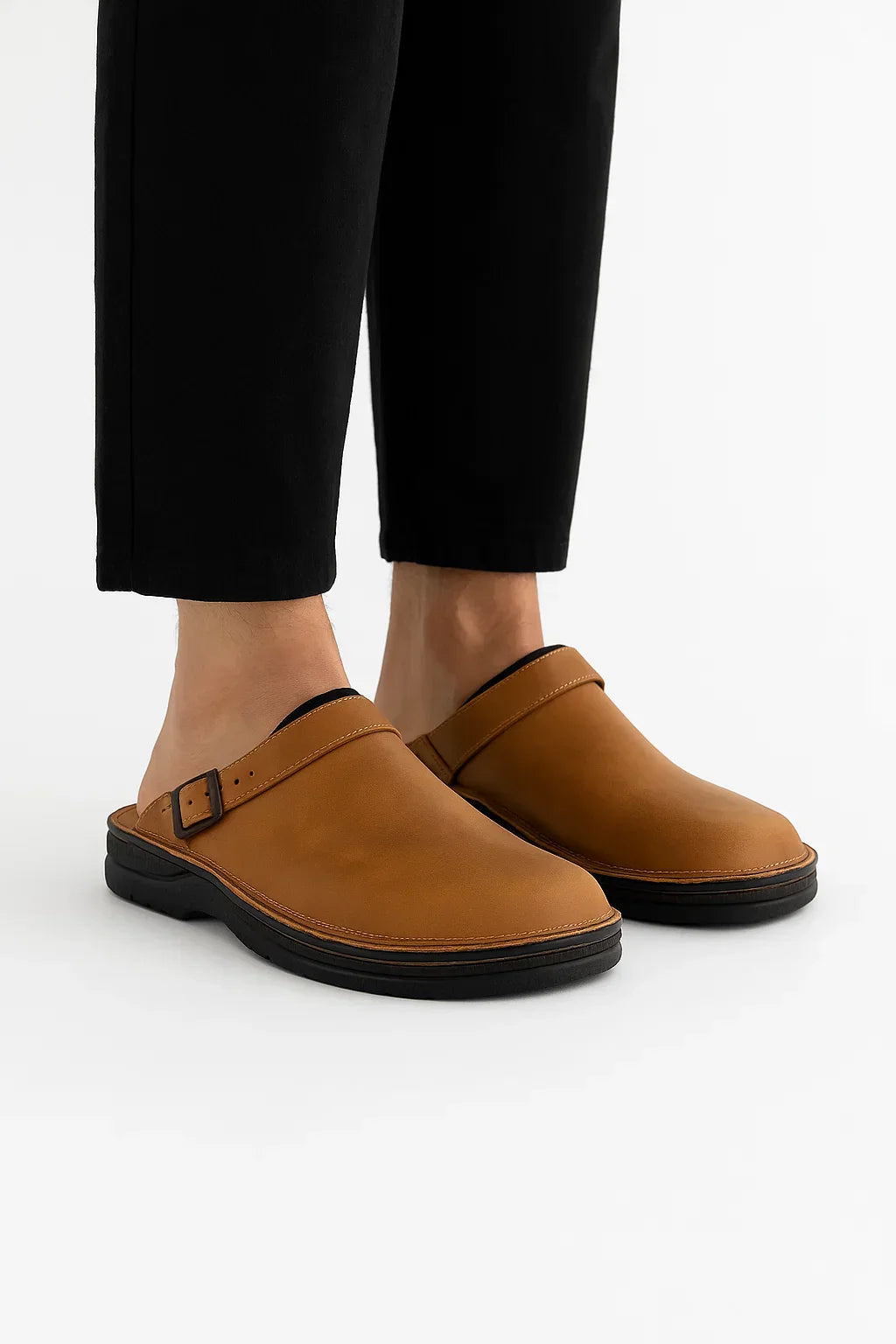 Clog Slippers | PU Leather | Orthopaedic Comfort Slip-On