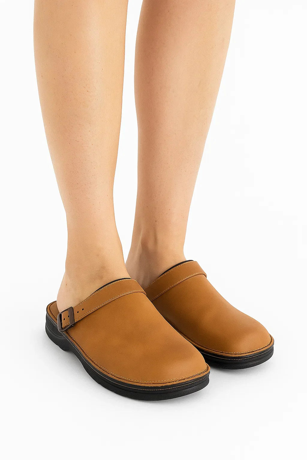 Clog Slippers | PU Leather | Orthopaedic Comfort Slip-On