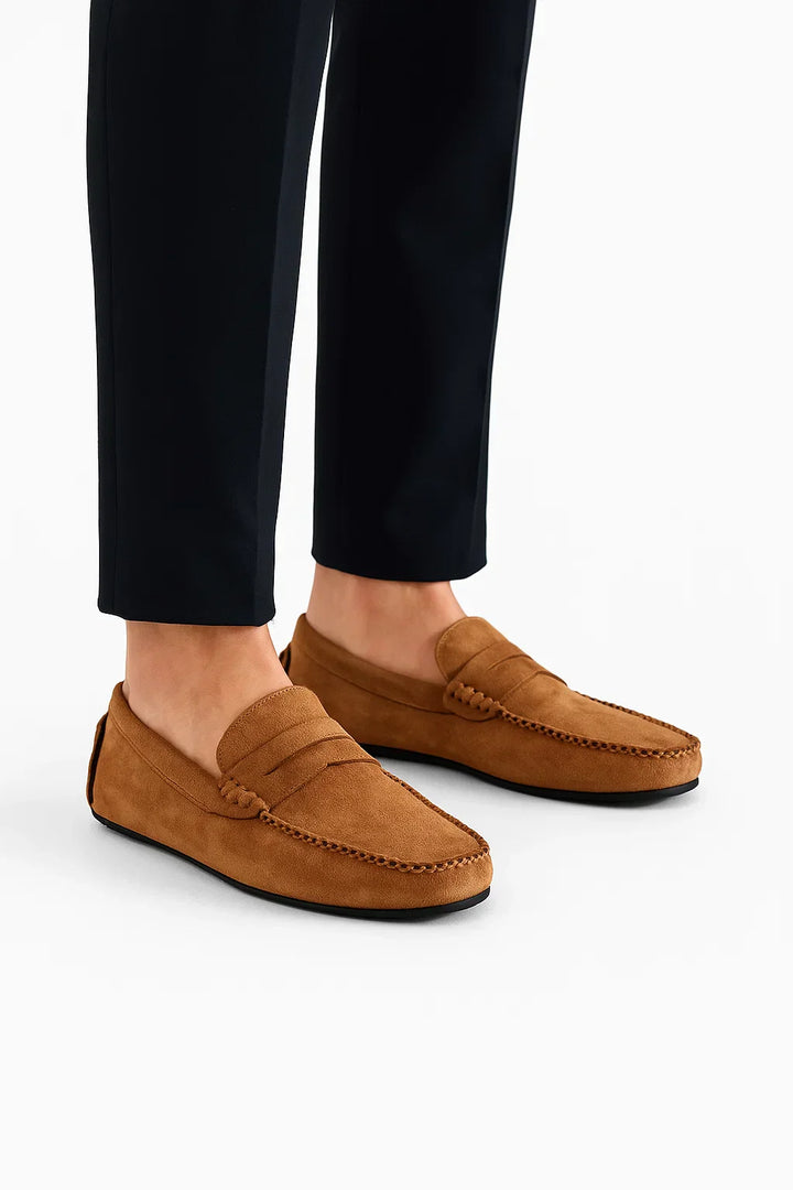 Men's Suede Loafers | Pigskin Leather | The Core Slip-On Comfort