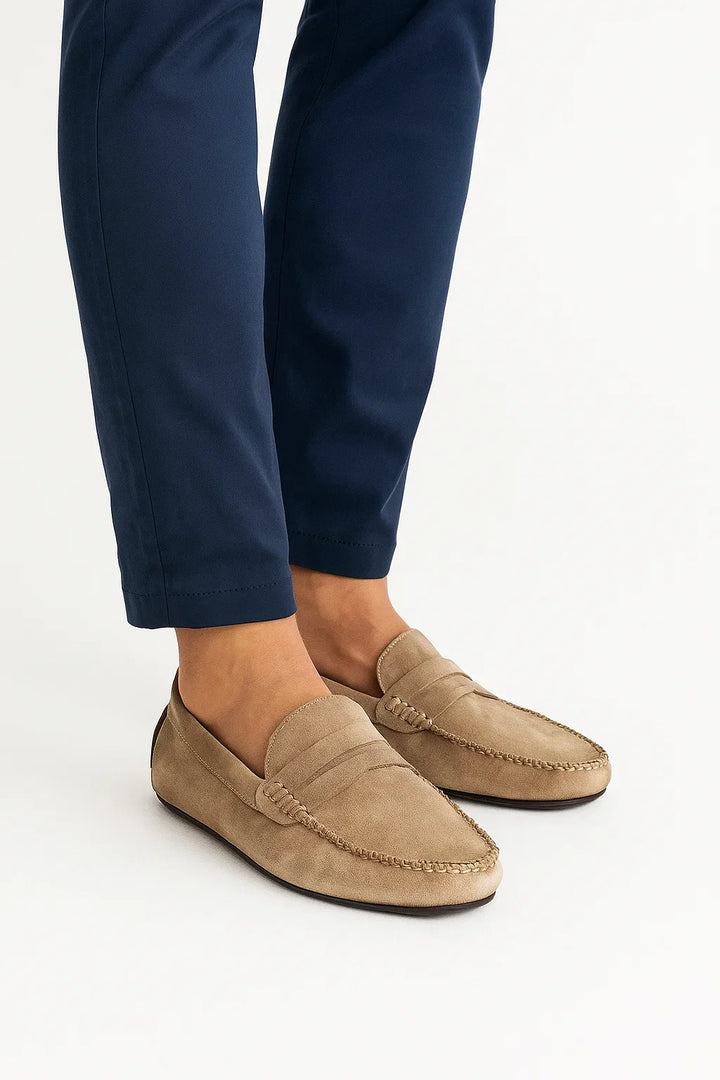 Men's Suede Loafers | Pigskin Leather | The Core Slip-On Comfort
