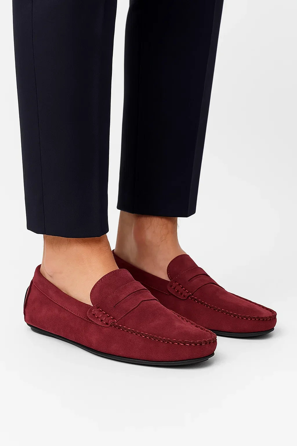 Men's Suede Loafers | Pigskin Leather | The Core Slip-On Comfort