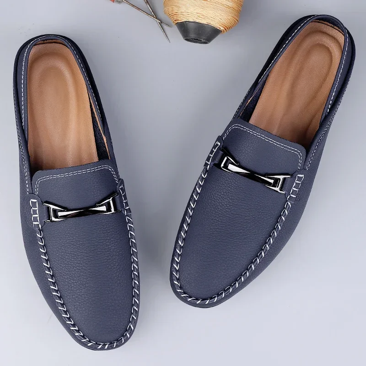 Leather Loafers | Genuine Cowhide | Slip-On Design