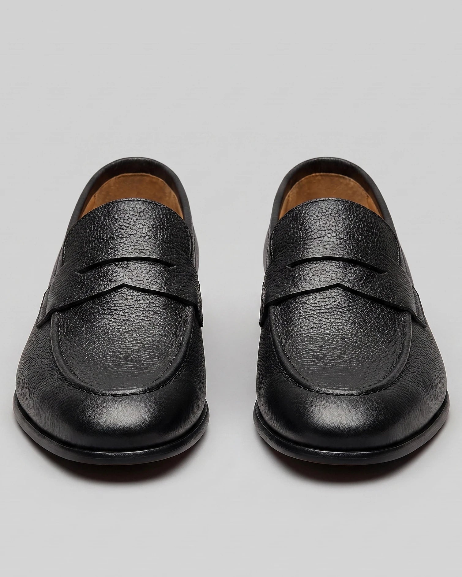 Brown Suede Loafers Men Sheepskin Penny Slip-On, Dark Brown - Valedrian — view 14