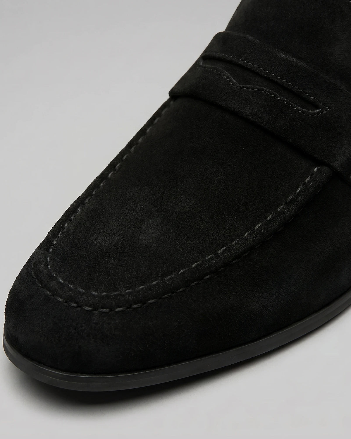 Brown Suede Penny Loafers Men PU Moccasin Slip-On | Valedrian — view 23
