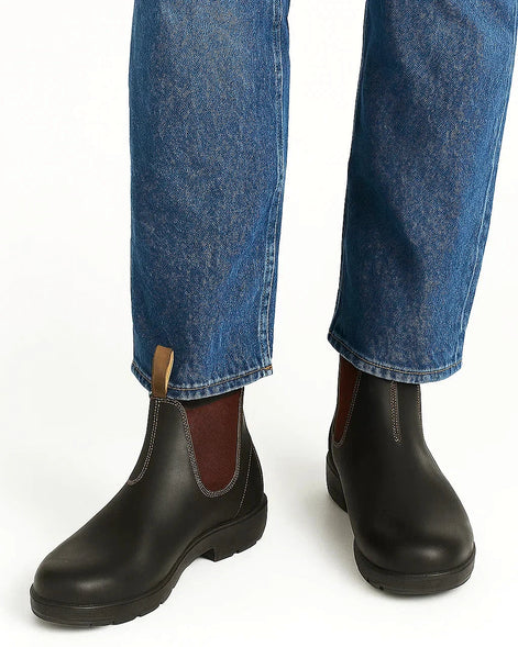 Craft Leather Chelsea Boots | Round Toe | Rubber Sole — view 4