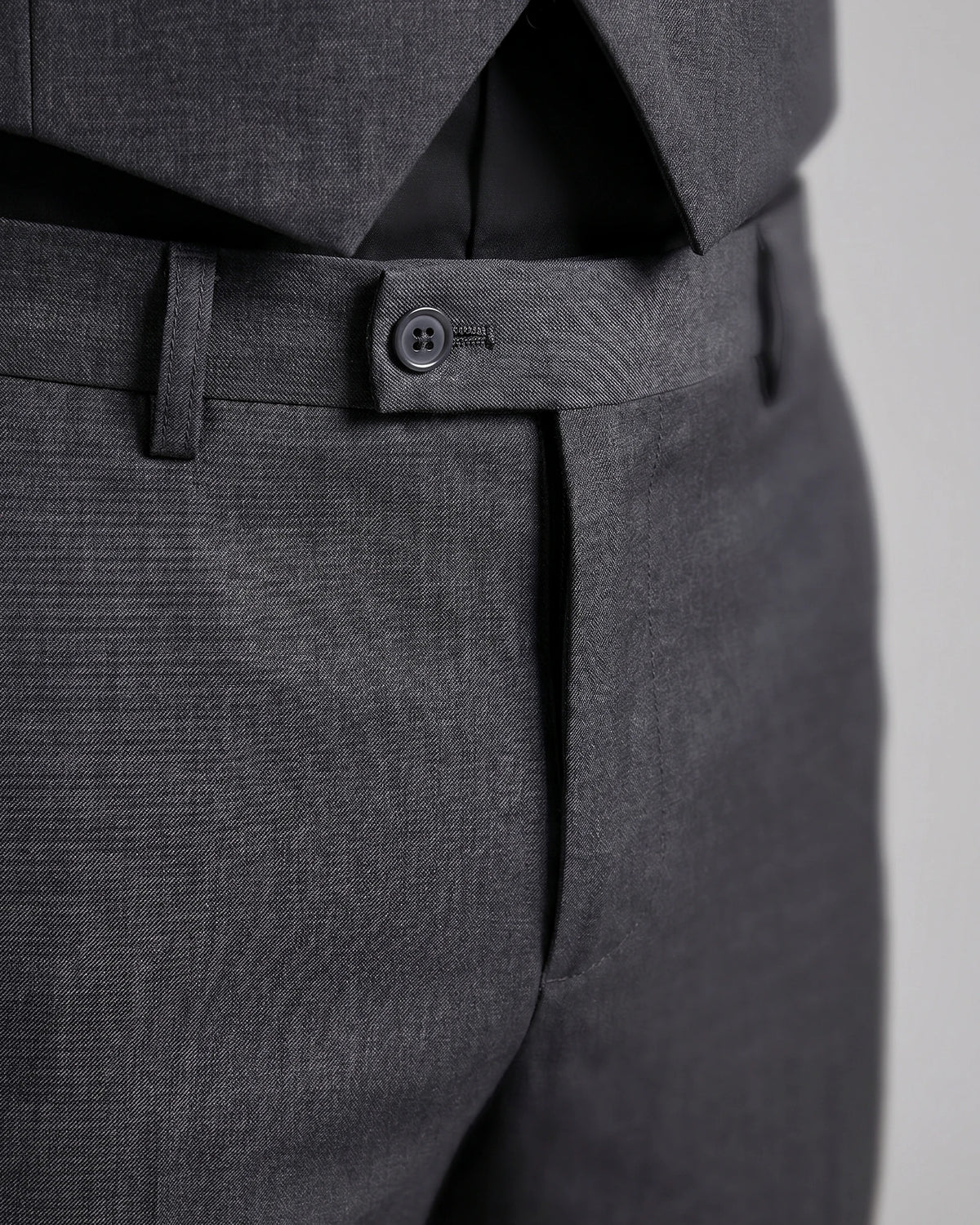 Men's 3 Piece Suit Jacket Waistcoat Trousers Notch Lapel Gray Navy - Valedrian — view 15