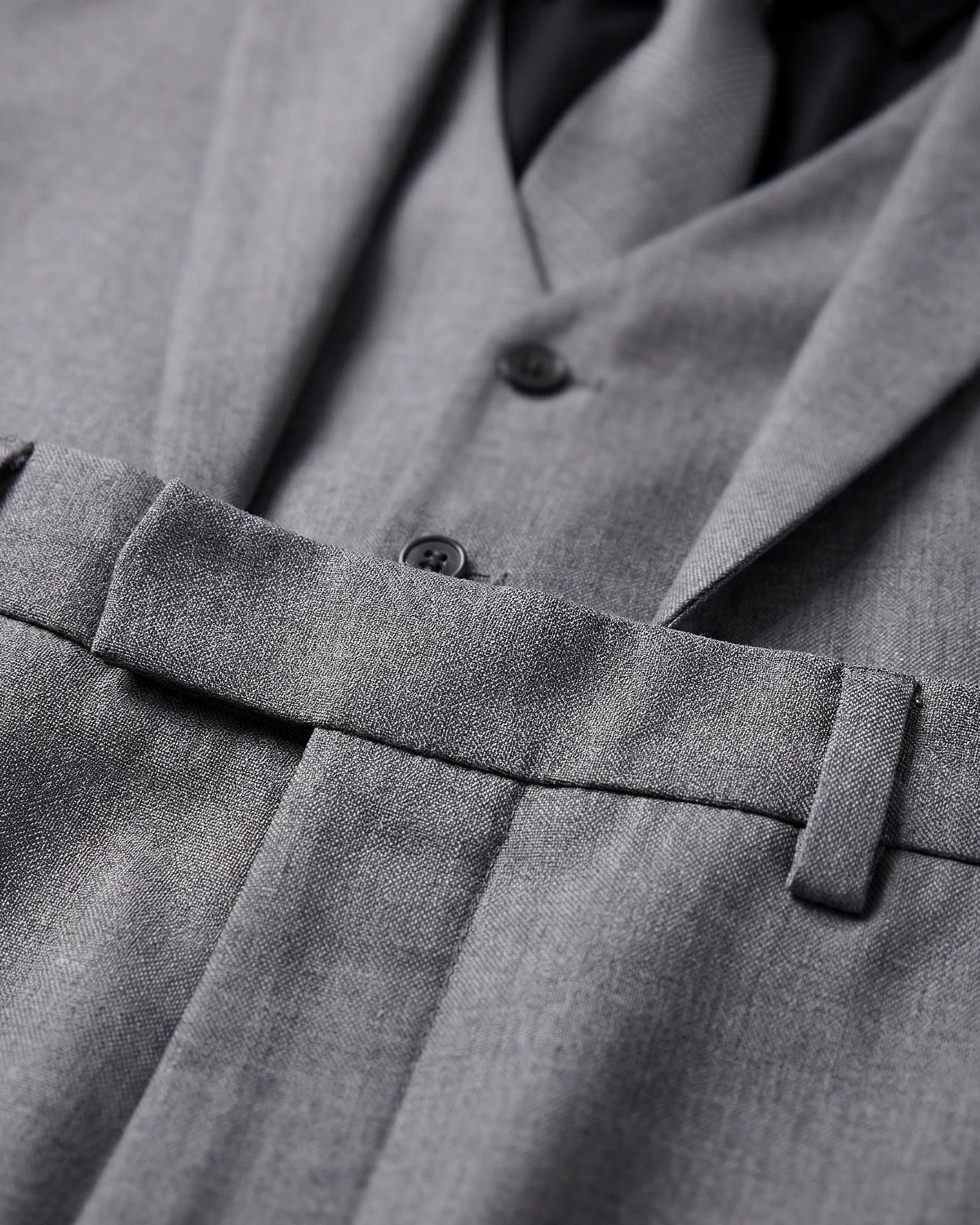 Men's 3 Piece Suit Jacket Waistcoat Trousers Notch Lapel Gray Navy - Valedrian — view 5